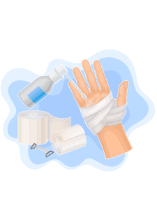 Üçgen Bandaj Uygulaması